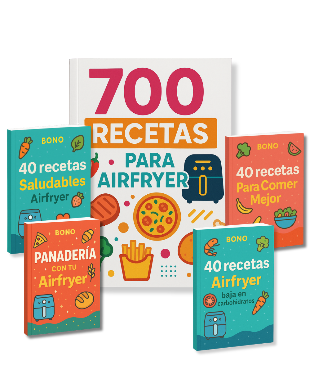 700 recetas para Airfryer